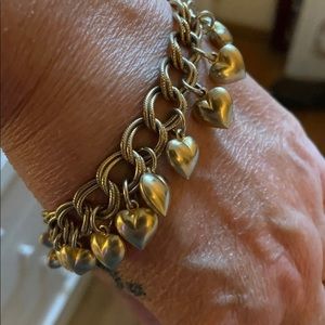 Kirks Folly Goldtone Heart Bracelet